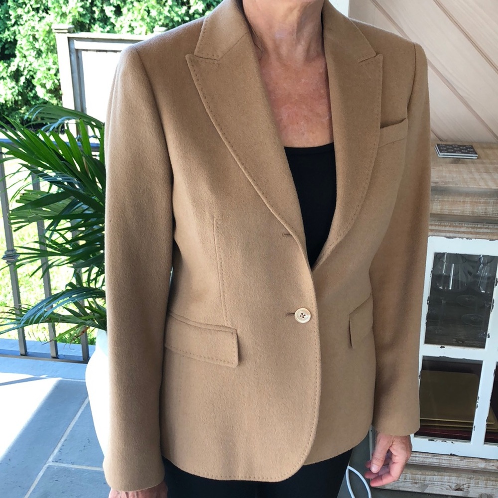 Brooks Brothers camel hair jacket